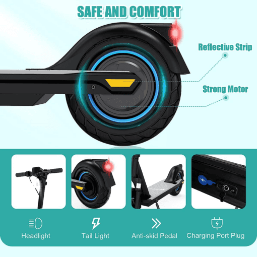 Evercross EV10Z 36V/11Ah 500W Electric Scooter - Image 2