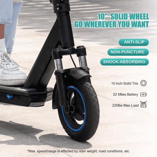 Evercross EV10Z 36V/11Ah 500W Electric Scooter - Image 3