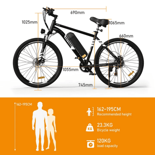 Hitway BK15M 36V/12Ah 500W Electric Bike - Image 4